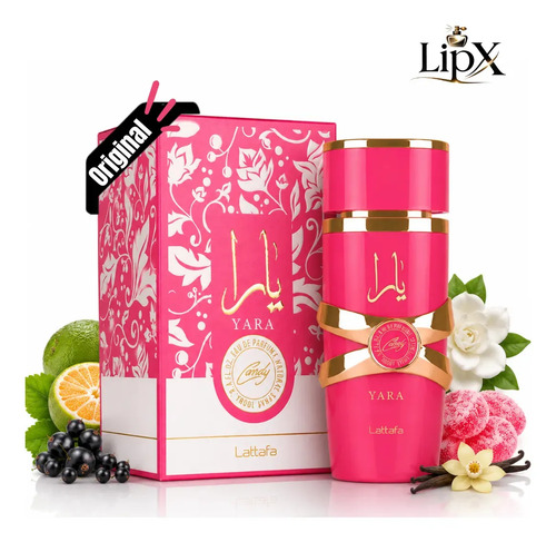 Perfume Árabe Yara Candy Lattafa Feminino Edp 100 Ml