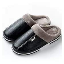 Pantufla Zapatilla Impermeable Invierno De Hombre Y Mujer