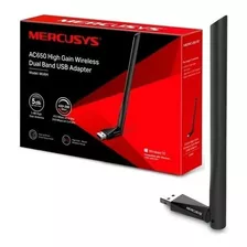 Tarjeta Wifi Usb Mercusys Mu6h Dual Band Alta Ganancia Ac650