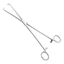 Pinça Pozzi Cirúrgica 24cm Para Colo Uterino Útero Aço Inox.