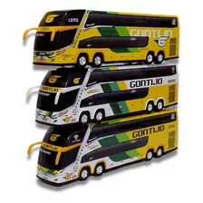 Kit 3 Ônibus Colecionador Viação Gontijo 1800 Dd G7