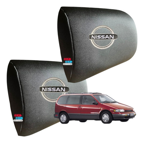 Cojines Minivan (espuma Ultrasuave) 2x Logo Nissan Quest 98