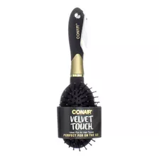 Cojín Brush Conair Velvet Touch De Tamaño Mediano (paquete D