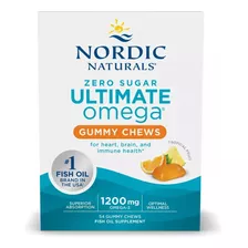 Nordic Naturals - Ultimate Omega 54 Gomitas (fruta Tropical) Sabor Frutas Tropicales