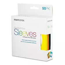 Pny Memorex Cddvd Sleeves 50 Pack Colors 32020017730