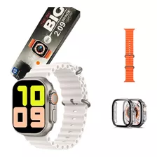 Reloj Smartwatch T900 Ultra Blanco+ Correa + Protector 49mm 