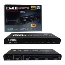 Splitter Hdmi Divisor Amplificador 1080p 4k 3d 1x4 4 Salidas