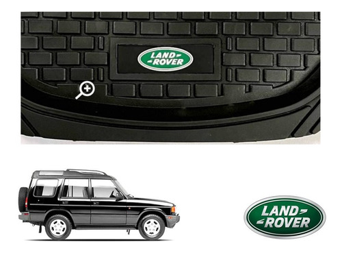 Tapetes 4pz Charola Logo Land Rover Discovery 1999 A 2003 Foto 4