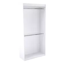 Armário Cabideiro Duplo Organizador Loja Mdf (closet Space)