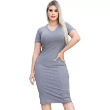 Vestido Feminino Barato Tubinho Com Manga Social