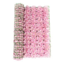 Enredadera Malla De Flores Rosa Artificiales Decorativasekol