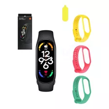 Relógio Mi Band 7 Xiaomi Global + 3 Pulseira Envio Full