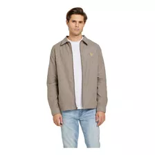 Chaqueta Ligera Guess De Cierre Para Hombre