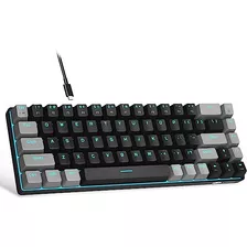 Teclado Portátil Mecanico Magegee Negro - Switch Rojo