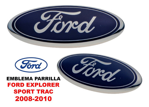 Emblema Para Parrilla Ford Explorer Sport Trac 2008-2010 Foto 3