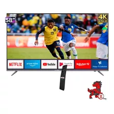 Tv Hyundai 58 Smart Tv +led+ultra Hd+android Tv+garantía