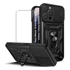 Carcasa Antigolpes 360° Para iPhone 14 13 12 Pro Máx + Mica