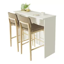 Bancada Ilha Para Cozinha 120 Cm Branco Madesa