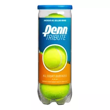 3 Bolas De Tenis Penn Tribute Para Cualquier Superficie