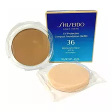 Refil Shiseido Sp50 Medium Ivory Pó Compacto Uv Protective
