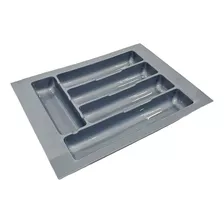 Cubiertero Y Organizador 35x50 Plastico Gris Reforzado