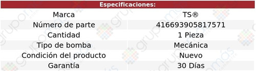 1 Bomba Gasolina Mecnica Excel L4 1.5l 86 Al 89 Ts Foto 2