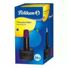 Tinta Para Sellos 30 Ml Pelikan Color Violeta