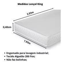 Lençol King Avulso C- Elástico Especial 40cm Altura Algodão Cor Vermelho Desenho Do Tecido Liso