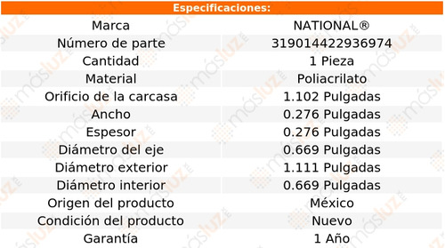 1- Retn Bomba Aceite Stellar L4 1.6l 85/86 National Foto 3