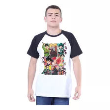 Heróis Dos Animes Camisa Itadori Deku Naruto 100% Algodão