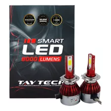 Lâmpada Tay Tech Ultra Led 8000 Lúmens 6000k H7 + Canceller