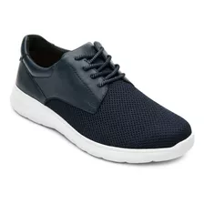 Sneaker Azul Urbano Quirelli Hombre Suela Ligera 89220