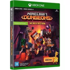 Minecraft Dungeons Hero Ed. Xbox Box One Mídia Física