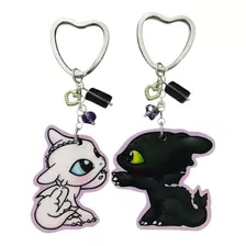 Llaveros Furia Nocturna Y Furia Luminosa Chibi N