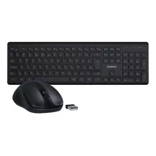 Mouse E Teclado Sem Fio Clique Silencioso P/ Notebook Dell