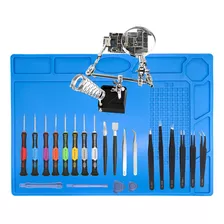 Kit Ferramentas Reparo Celular Notebook Eletronica Lupa Pro