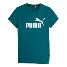 Puma Playera Essentials Logo Tee 586775 43 Malachite Women's