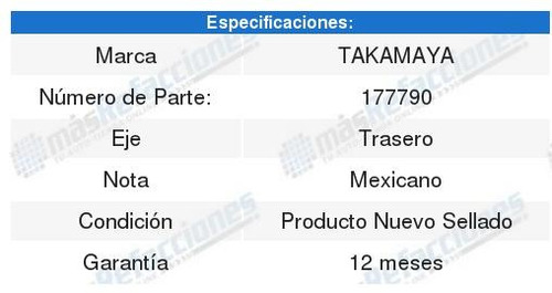 Maza Rueda Trasera Plymouth Acclaim Foto 2