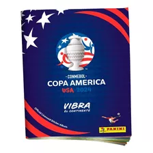Kit Álbum Copa América Usa 2024 Panini Tapa Blanda + 50 Packs De Láminas En Caja