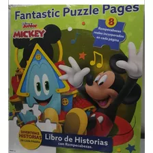 Libro De Historias Con Rompecabezas Disney 