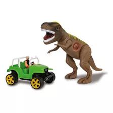 Dinossauro T-rex Safari Com Som - Adijomar