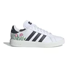 Tenis Mujer adidas Grand Court - Blanco-negro