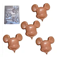 Forma De Acetato Para Chocolate Pirulito 1 Mickey 1 Minnie 