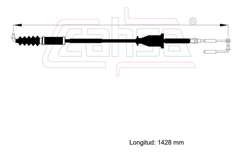 Cable Selector De Velocidades Para Dodge Aries 2.2l 1989 Foto 2