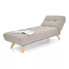 Chaise Navara En Tela Poliéster Color Beige