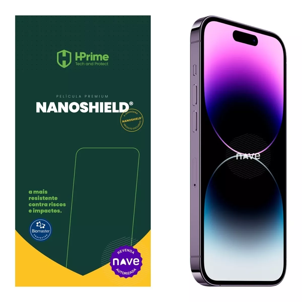 Película Hprime Nanoshield Para Apple iPhone 14 Pro Tela 6.1