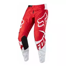Pantalón Fox Rojo Talla 32 Motocross Enduro Downhill Mtb