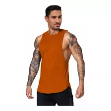 Regata Machão Treino Musculação Longline Várias Cores Casual