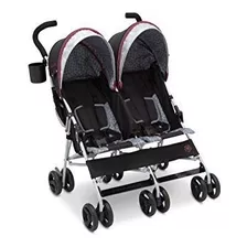 J Es Para Jeep Brand Scout Double Stroller, Lunar Burgundy