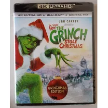 O Grinch 4k Uhd Blu Ray (lacrado Dub/leg) Jim Carrey